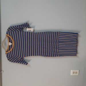 LuLaRoe Julia Striped Dress Size XXS